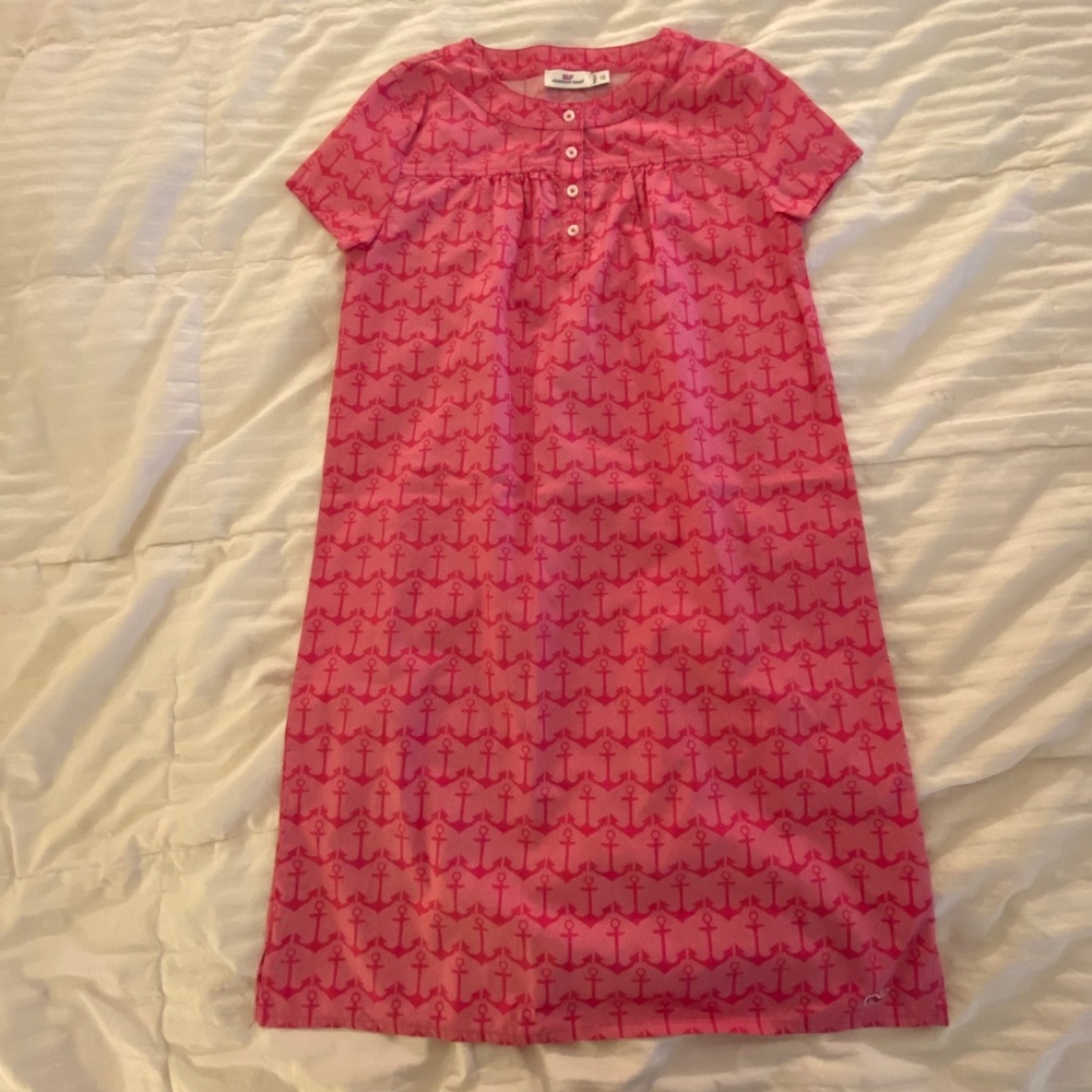 Pink Vineyard Vines Girls Dress